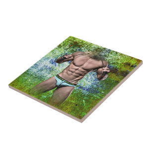 SlipperyJoe's homem adulto altamente musculoso sem