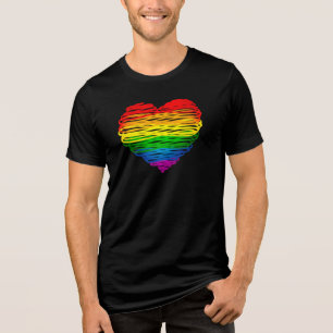 SlipperyJoe's Pride Heart Scribbles forma cardíaca