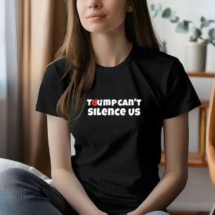 Slogan de protesto estudantil anti-Trump vermelho