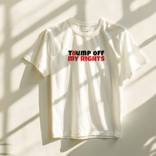 Slogan de protesto estudantil anti-Trump vermelho
