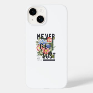 Slogan Floral Nunca Perdido