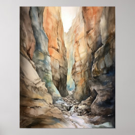 Slot Canyons Utah Landscape Art Impressão