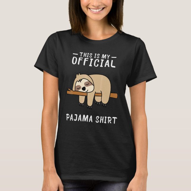 Sloth Pajamas PJ Top (Frente)