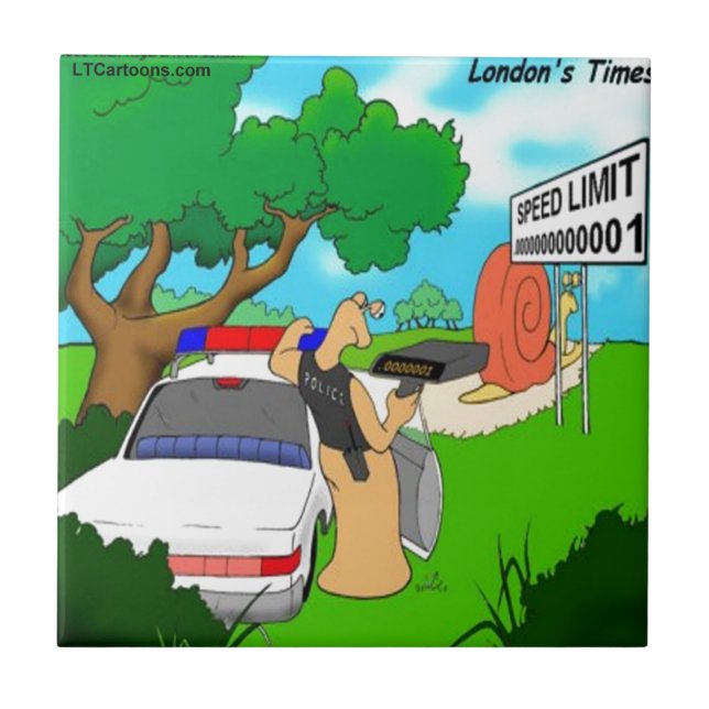 Slug Traffic Cop Engraçado (Frente)