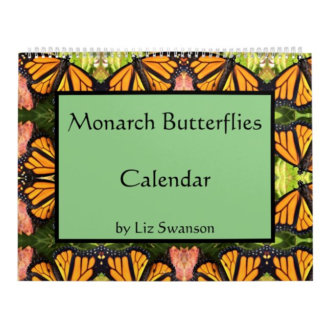 Sm, Med, Calendário Lg - Borboletas Monarca *** (Capa)