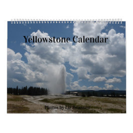 Sm, Med, Calendário Lg Yellowstone