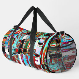 Small Duffel Bag – Collapse Reflection Abstract 