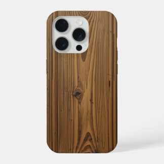 Smartphone case with wooden texture