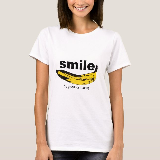 SMILE é bom para a saúde Tanque de mulheres Top (Frente)