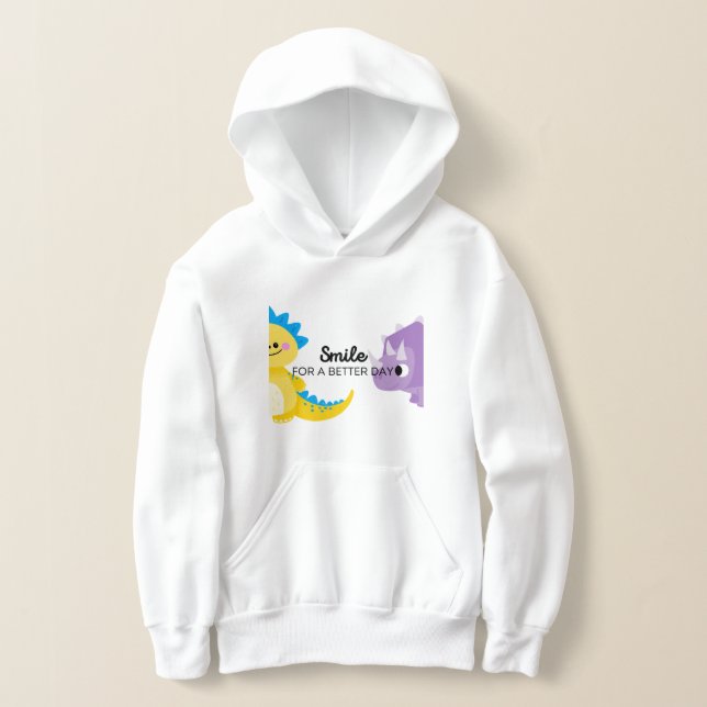 Smile For A Better Day Boy Hoodie (Postura )