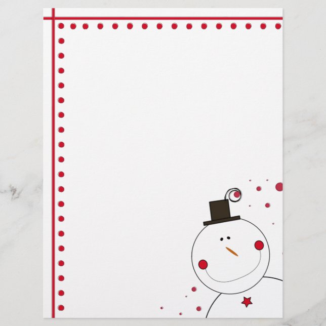 Smiley Snowman Cabeça de Natal (Frente)