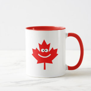Smiling Canadian Maple Leaf Eh? Caneca