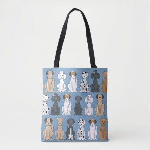 Smiling Dogs Tote Bag