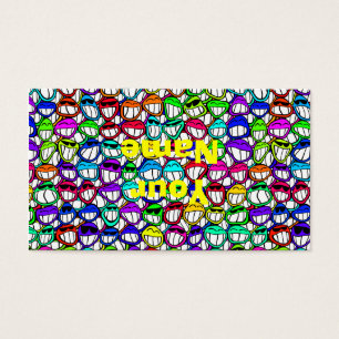 Smiling genial face