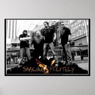 Smiling Politely Poster