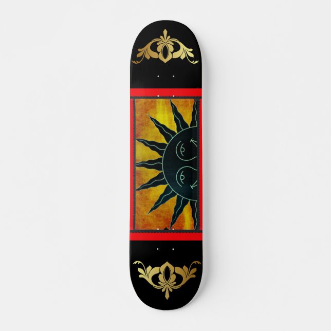Smiling Sun Skateboard (Frente)