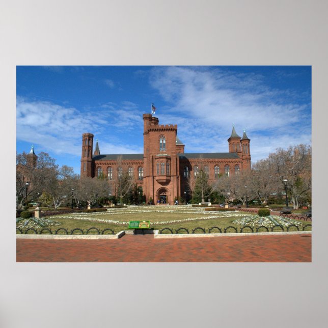 Smithsonian Castle Poster (Frente)