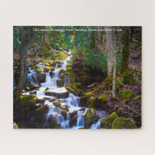 Smokey Mountain River Creek. Quebra-cabeça de ser