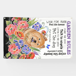 SMOOTH GARDEN PATH banner de jardim de ovelha 3'x5