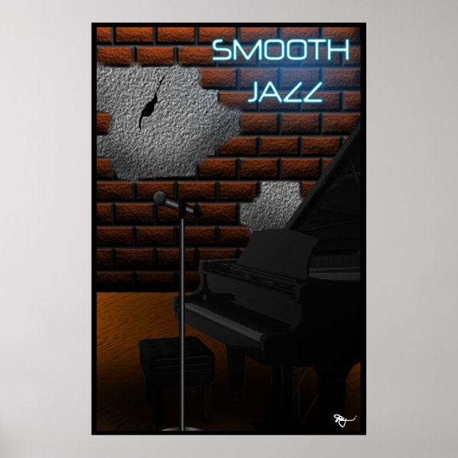 Smooth Jazz Poster (Frente)