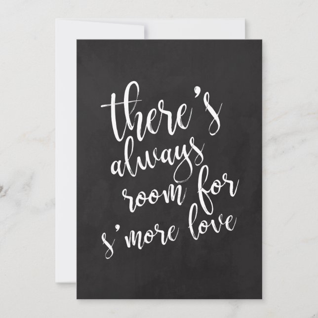 S'more love barato chalkboard (Frente)