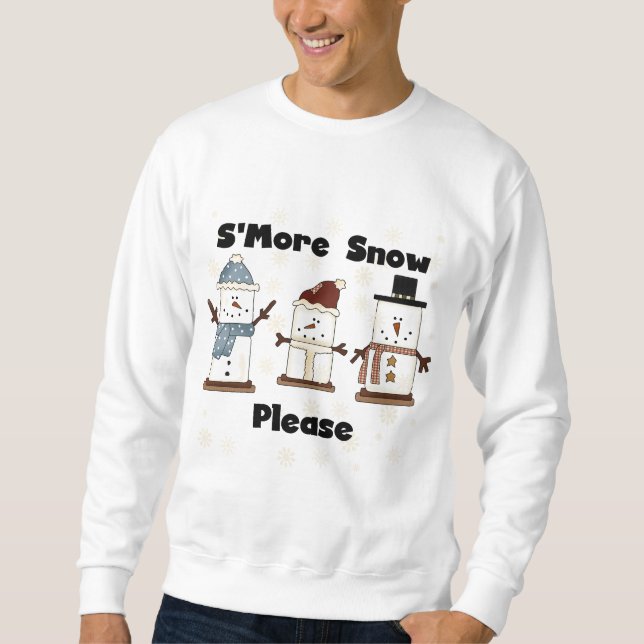 S'more Snow Por favor, Camisetas e presentes (Frente)