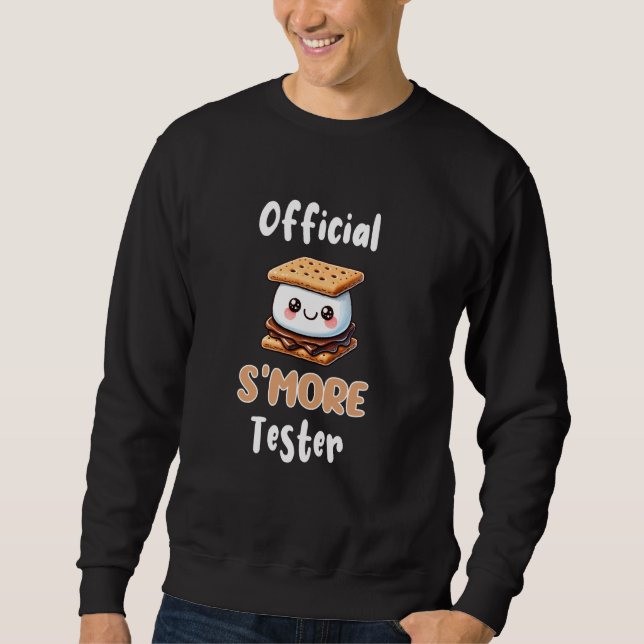 S'mores Camisa Engraçada Smores Tester Acampamento (Frente)
