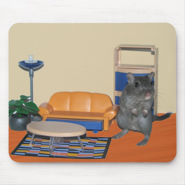 Smurf o Gerbil Mousepad (Frente)