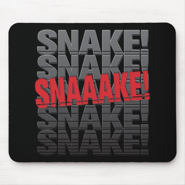 Snaaake! Mousepad (Frente)