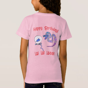 Snake@Mouse Camiseta impressão para crianças Feliz