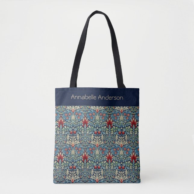 Snakhead William Morris Personalize Tote Bag (Frente)
