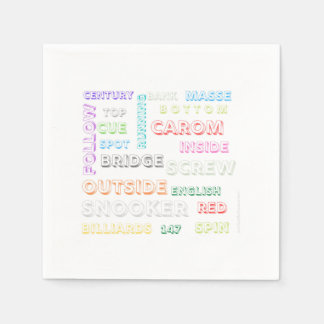 Snooker teme guardanapos