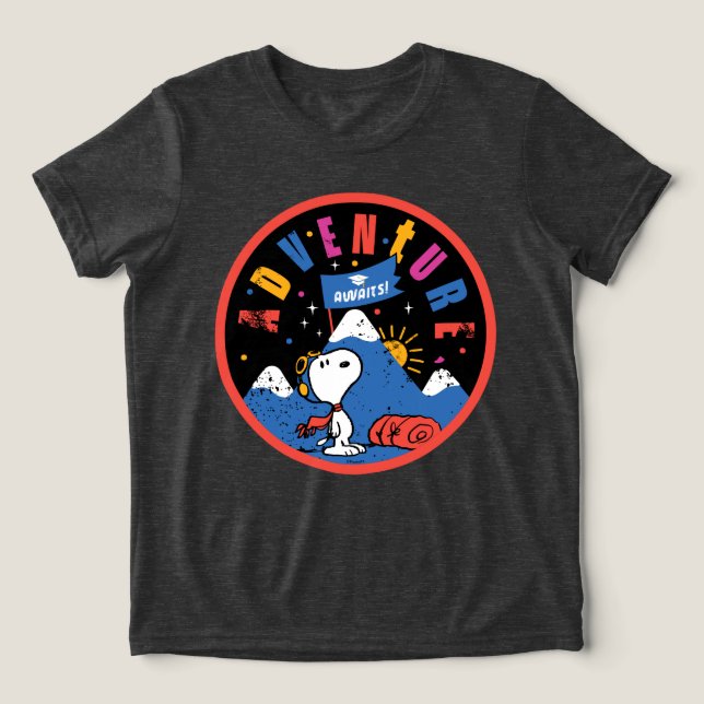 Snoopy Adventure Awaits Graduation Mountain Design (Design frontal)