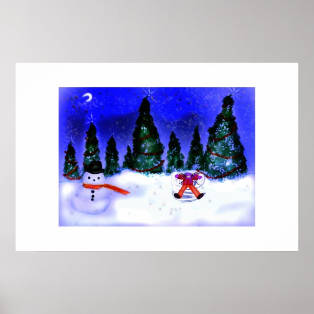 Snow Angel impressão (Frente)