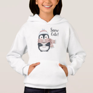 "Snow Cute!" Pinguim de Inverno com Caneca de Caca