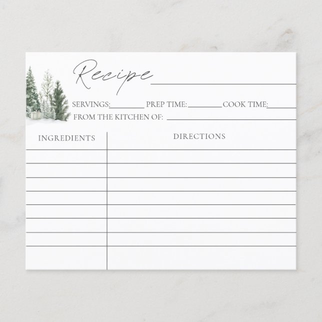 Snow In love Winter Chá de panela Recipiente Cards (Frente)