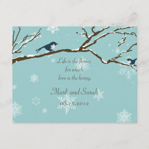 Snowbird e Snowflakes Robin Blue RSVP