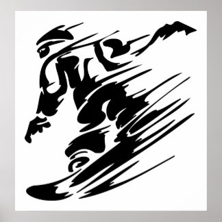 Snowboard Extreme Sport Poster