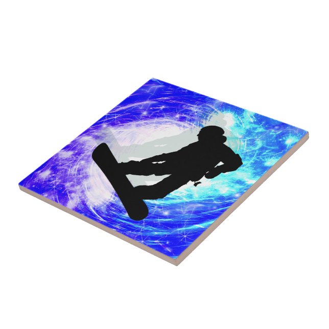 Snowboarder no Whiteout (Lateral)