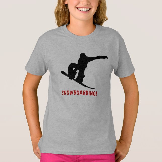 SNOWBOARDING O Hoodie da Criança nº 2 (Frente)