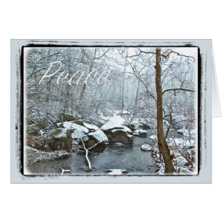 Snowden Creek - Paz - Cartão de Saudação