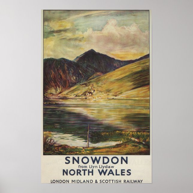 Snowdon Mountain View Railway Poster (Frente)