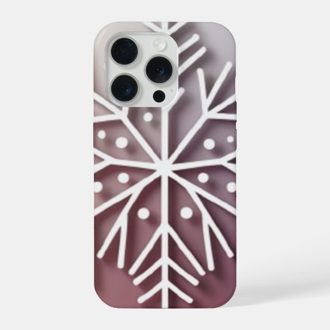 Snowflake Ornament Icon – Winter Holiday Design  (Verso)
