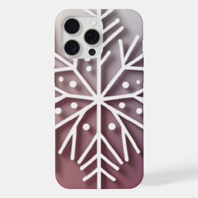 Snowflake Ornament Icon – Winter Holiday Design  (Verso)