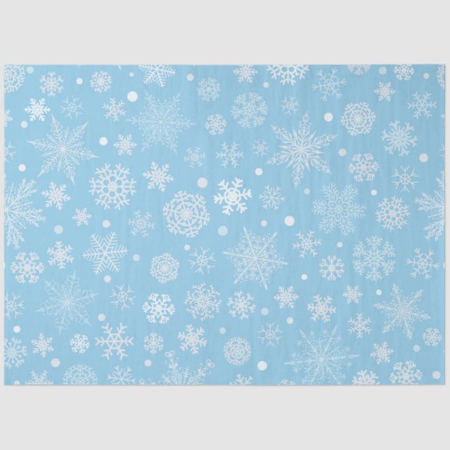 Snowflake Series 16 Design 6 Papel Tecido (Frente )