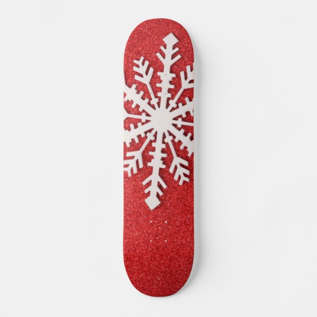Snowflake Skateboard (Frente)