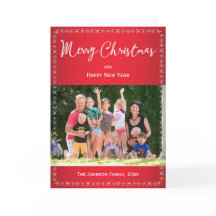 Snowflakes recebe cartões de Natal com fotografia