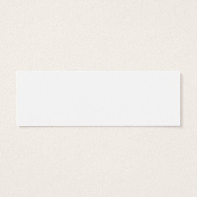 Snowman Bookmark (Verso)