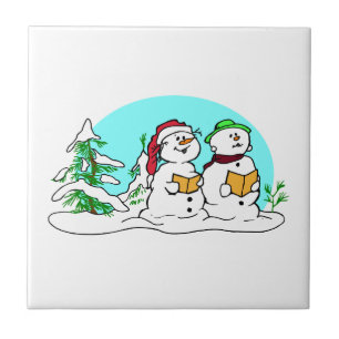 Snowman Cantando Caróis de Natal