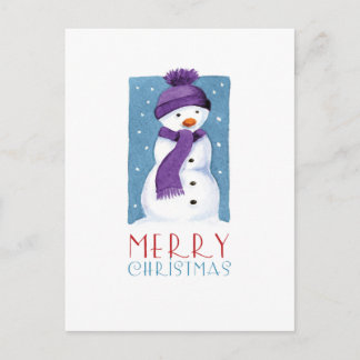 Snowman | Cartões postais de Natal Feliz